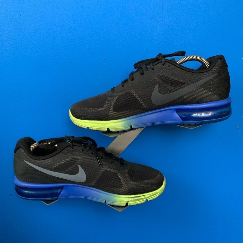 Nike Air Max Sequent Black/Anthracite-Hyper Cobalt (719912 015) - 8.5